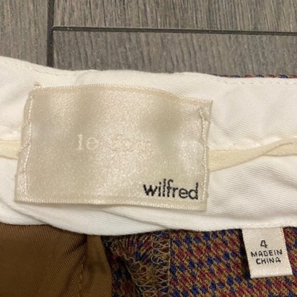 Le Fou Wilfred Aritzia High-Waisted Cropped Trouser Size 4 - Picture 6 of 10